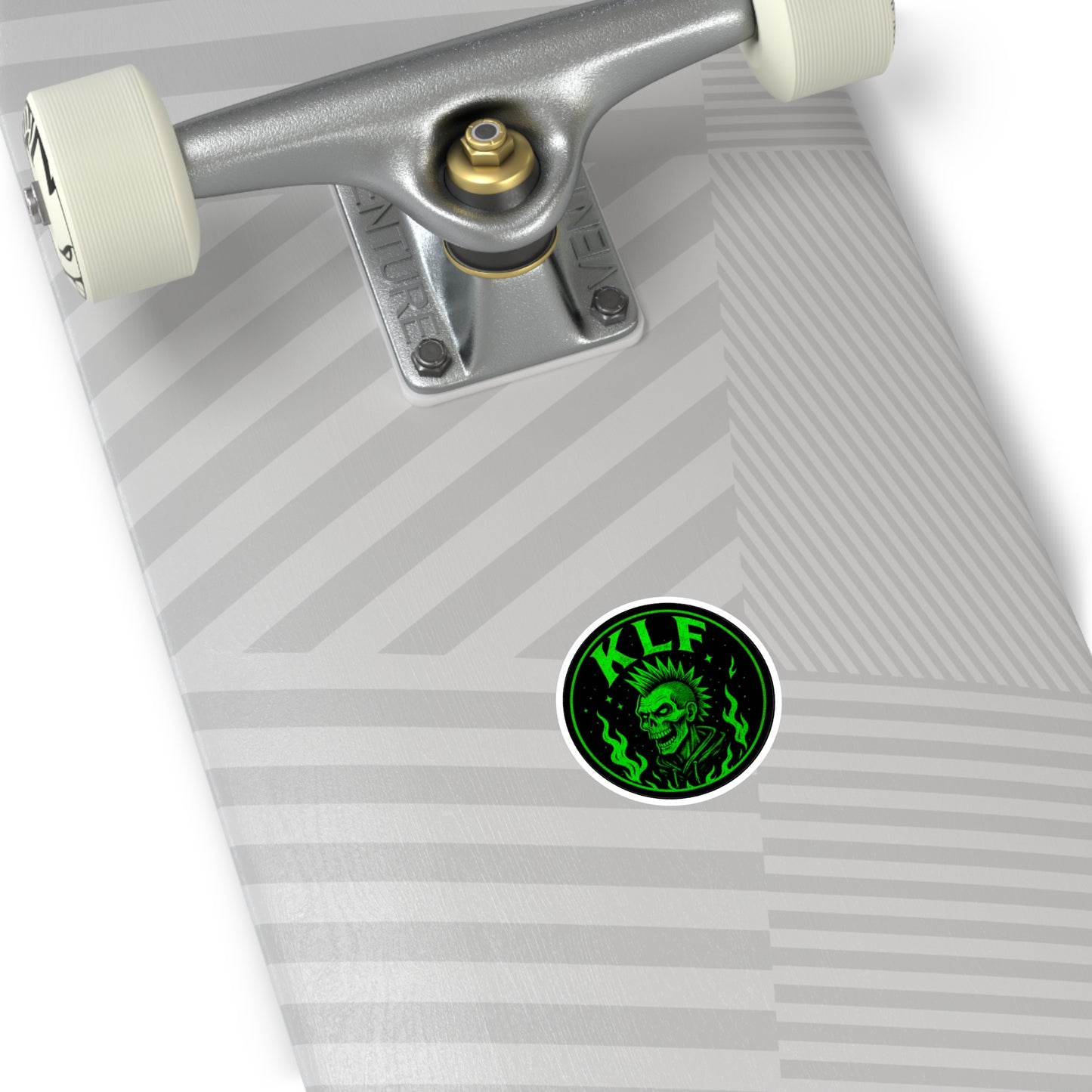 KLF Logo Punk Skull Sticker | KLF Merch