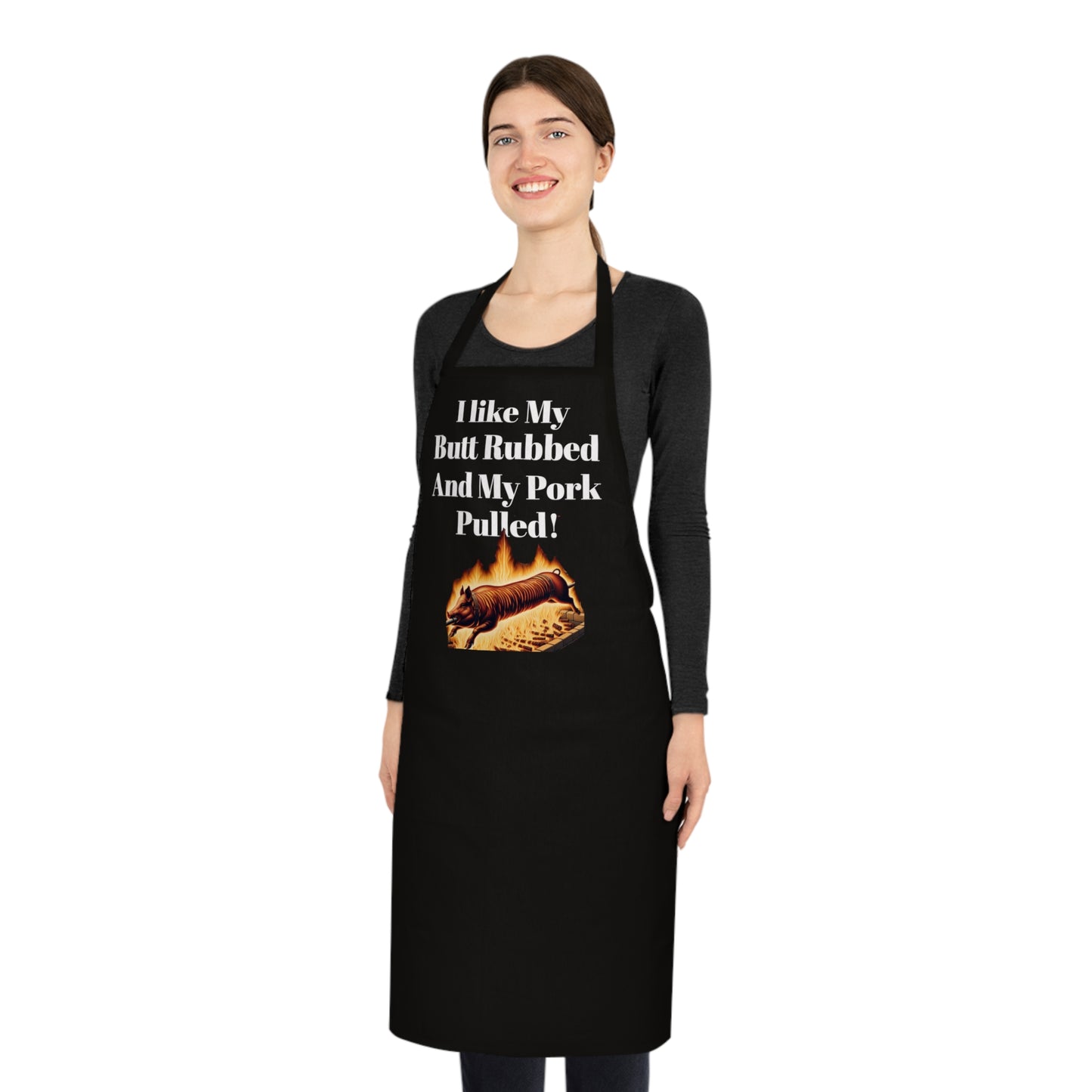 KLF “I Like My Butt Rubbed And My Pork Pulled!" Apron | KLF Streetwear