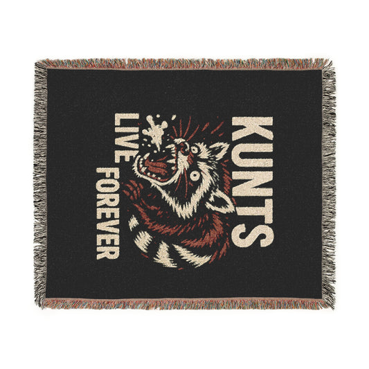 KLF “Rabid Racoon Woven" Blanket | KLF Streetwear