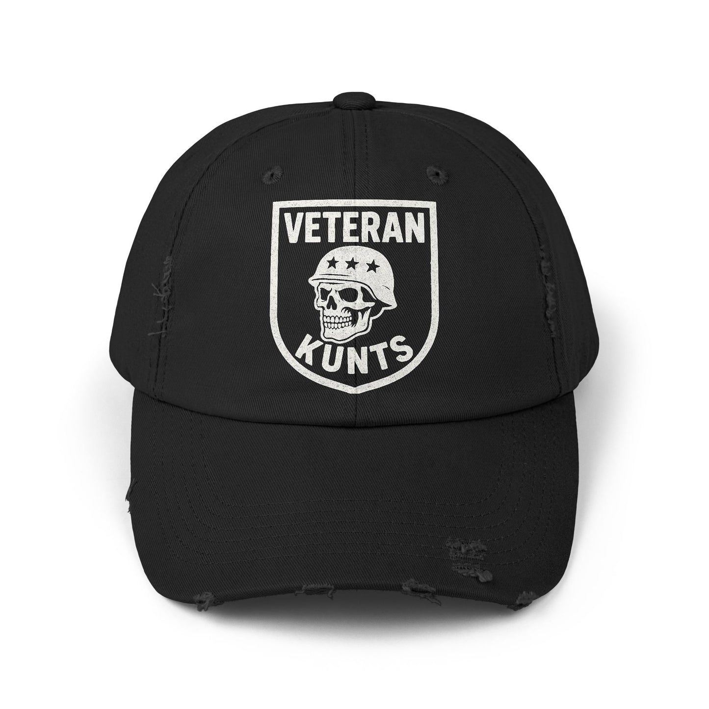 Vintage Veteran KUNTS Distressed Cap - Kunts Live Forever