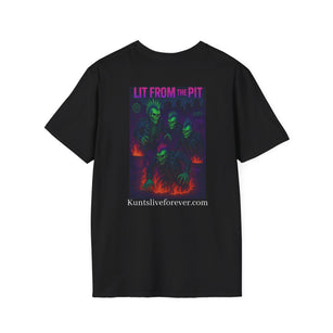 KLF "Lit From The Pit, Fully Emerged" Tee - Kunts Live Forever