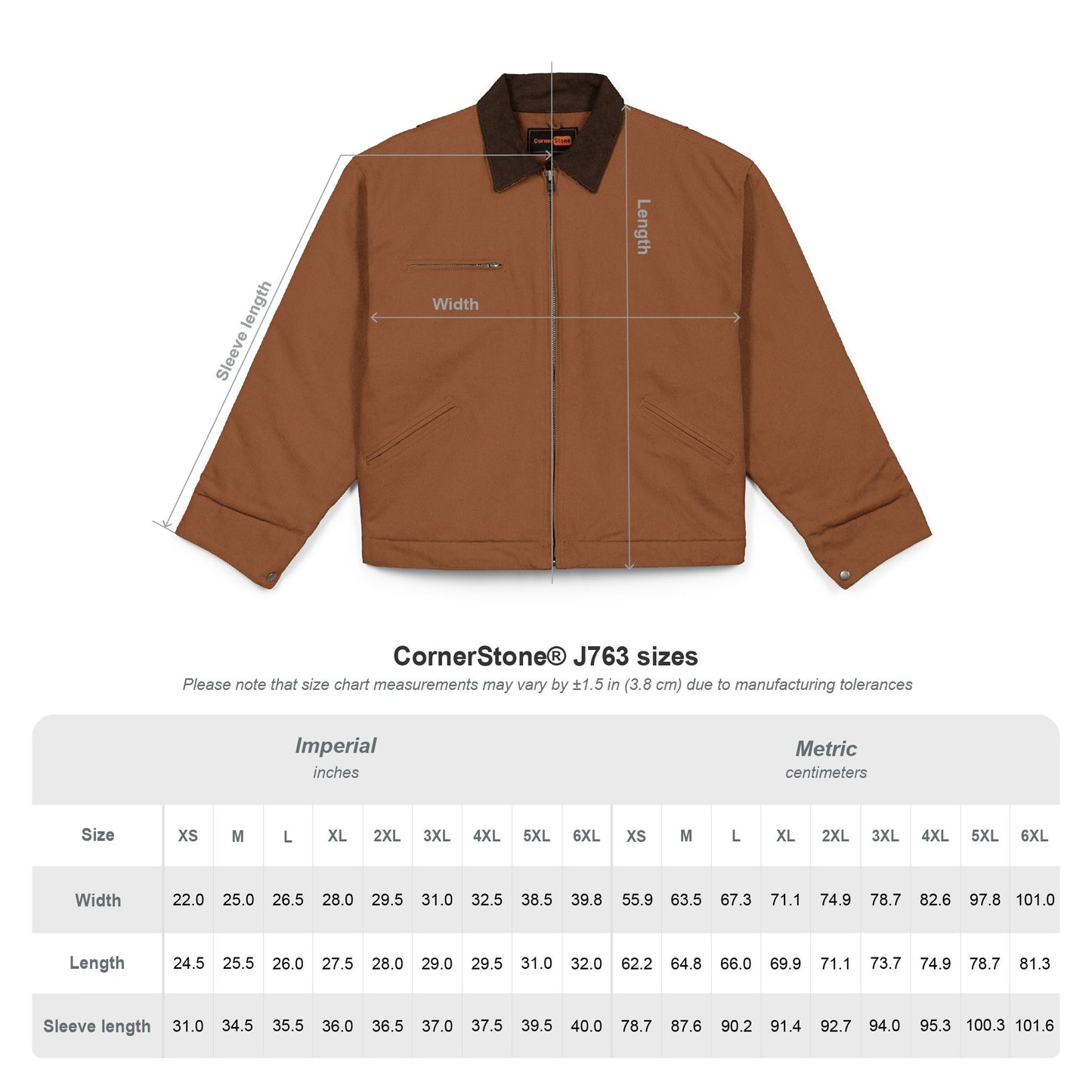 Built in Spite Embroidered Work Jacket | KLF Brand Workwear