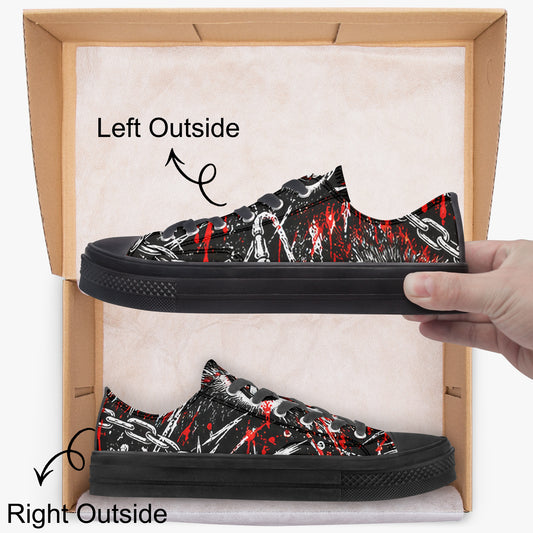 Rabid Raccoon Low Top Canvas Shoes — product image 2