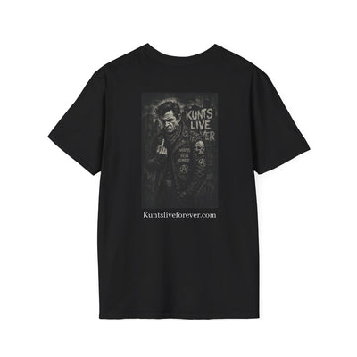 Rebel "Man In Black" Tee - Kunts Live Forever