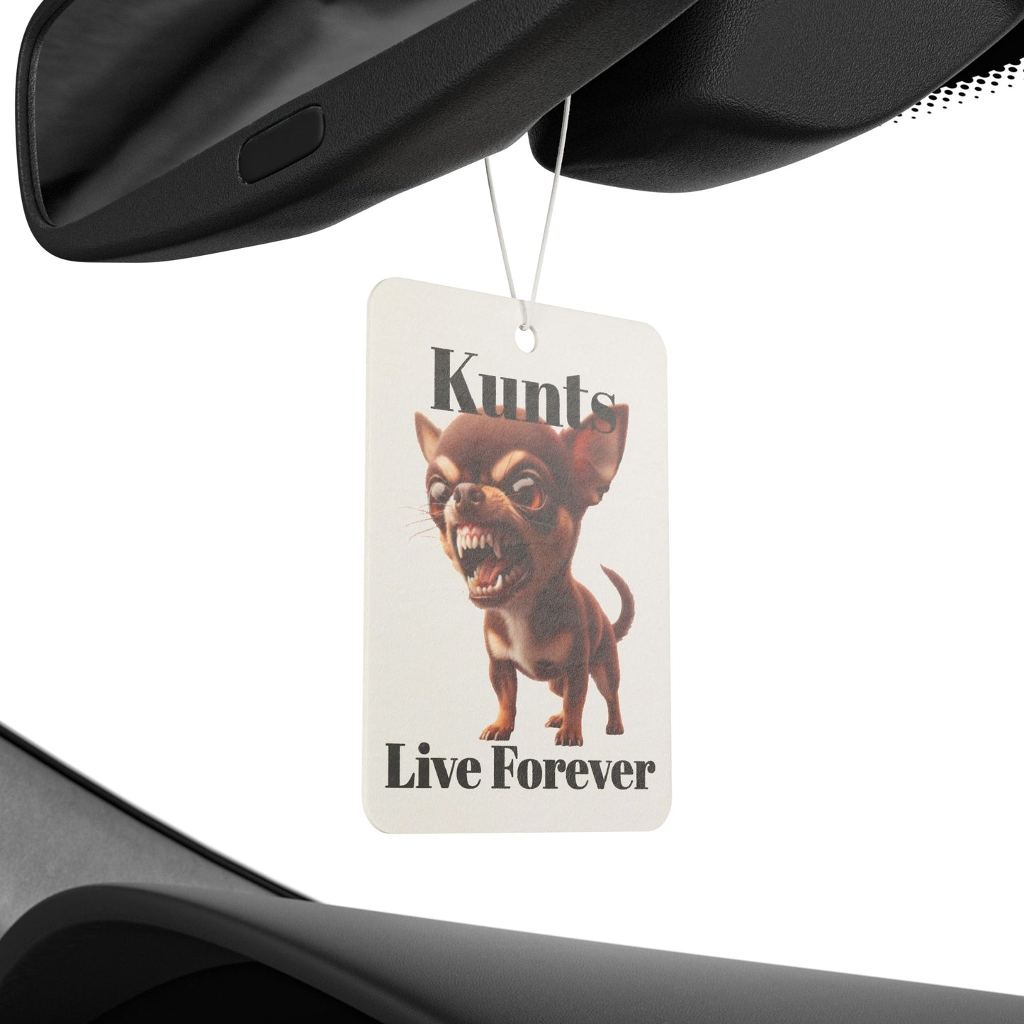KLF “Kunts Live Forever" Car Air Freshner | KLF Streetwear
