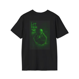 Lit from the Pit "Skeleton" Tee - Kunts Live Forever