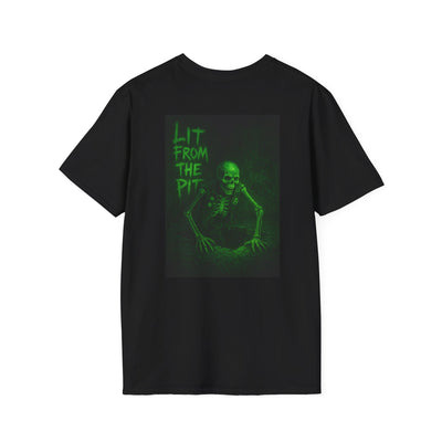 Lit from the Pit "Skeleton" Tee - Kunts Live Forever