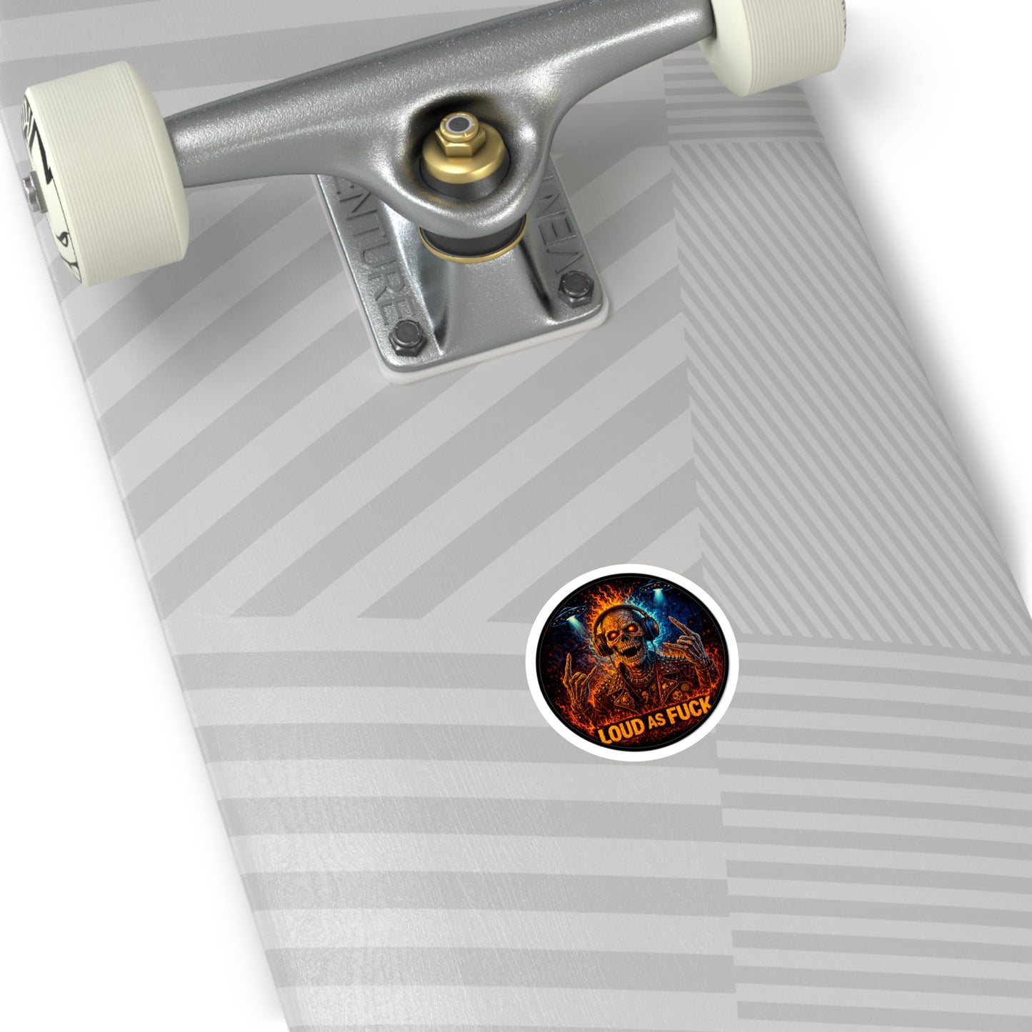 KLF “Loud As Fuck” Round Sticker | Burn It Loud Collection | KLF Merch