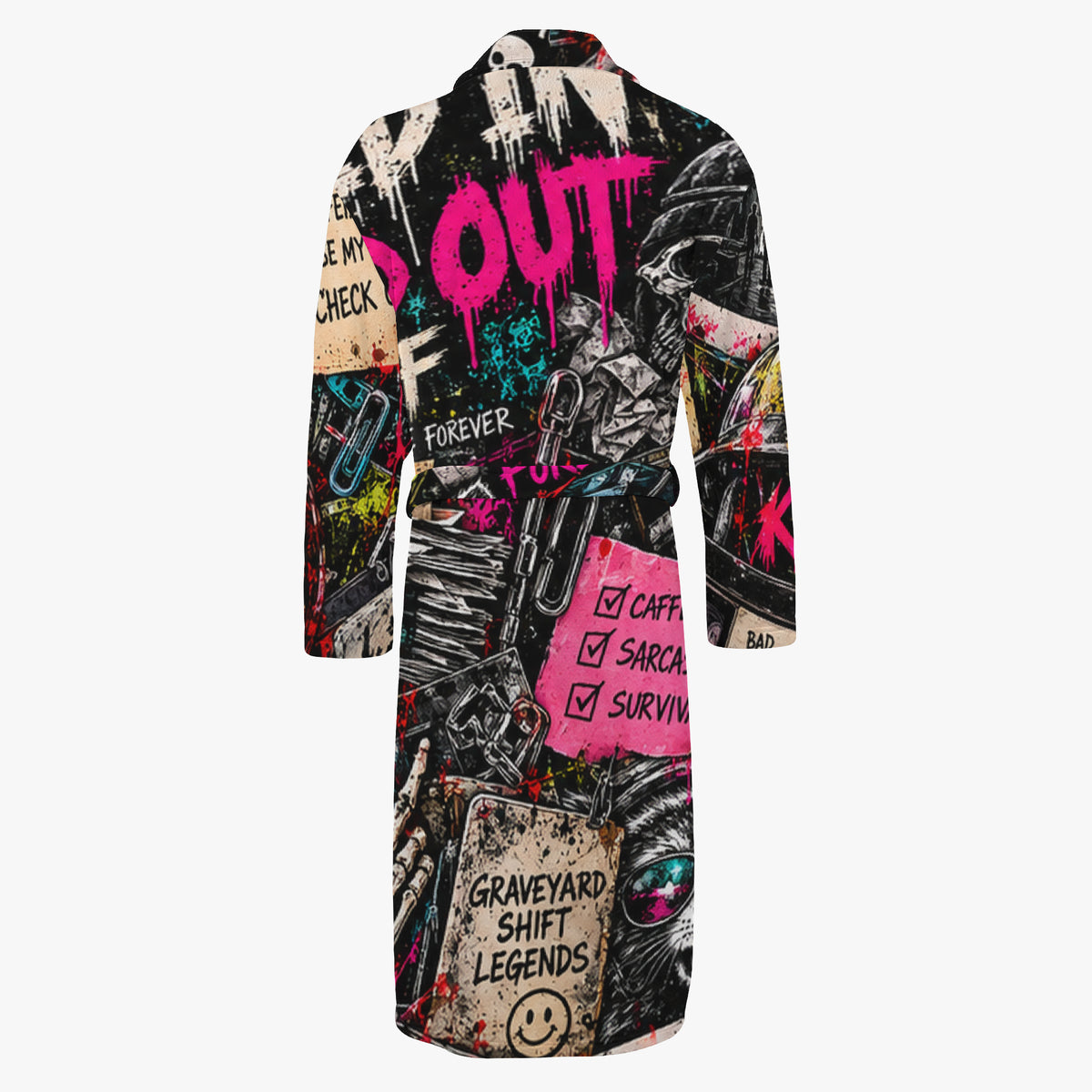 KLF Clocked In / Checked Out Bathrobe product view 5