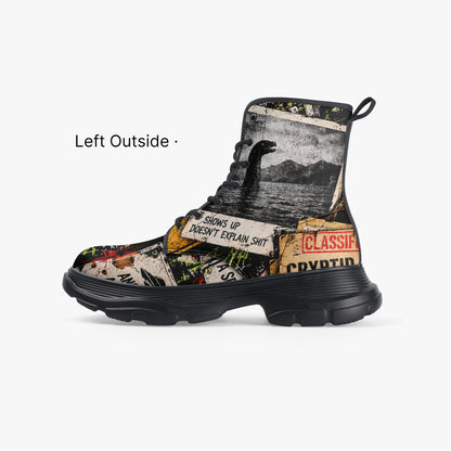 Cryptid Employee of the Month Chunky Leather Boots — product image 2