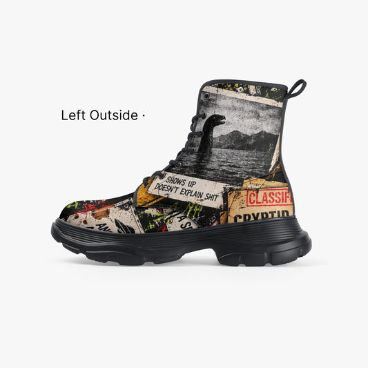 Cryptid Employee of the Month Chunky Leather Boots — product image 2