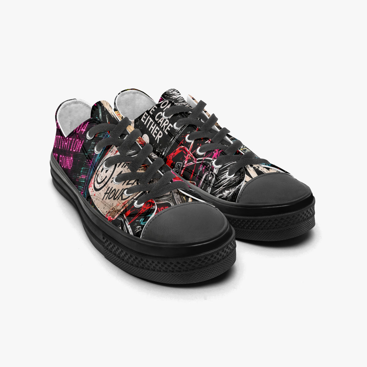 Clocked In / Checked Out Low-Top Canvas Shoes product view 2