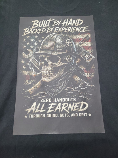 Built by Hand Backed by Experience Tee | KLF Workwear