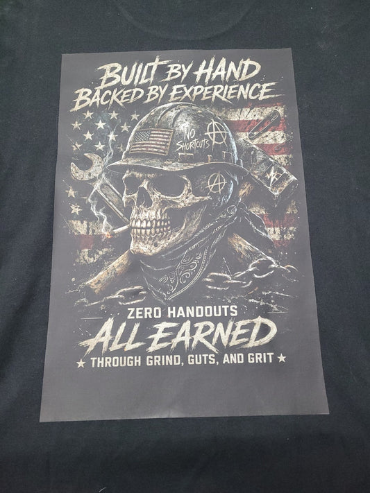 Built by Hand Backed by Experience Tee | KLF Workwear