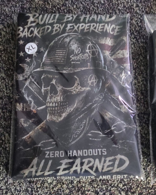 Built by Hand Backed by Experience Tee | KLF Workwear