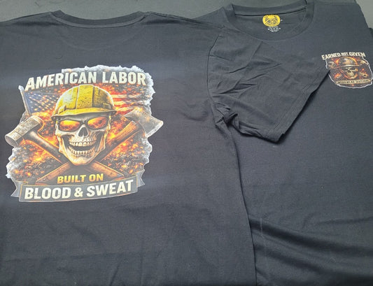 American Labor Blood & Sweat Tee | KLF Workwear