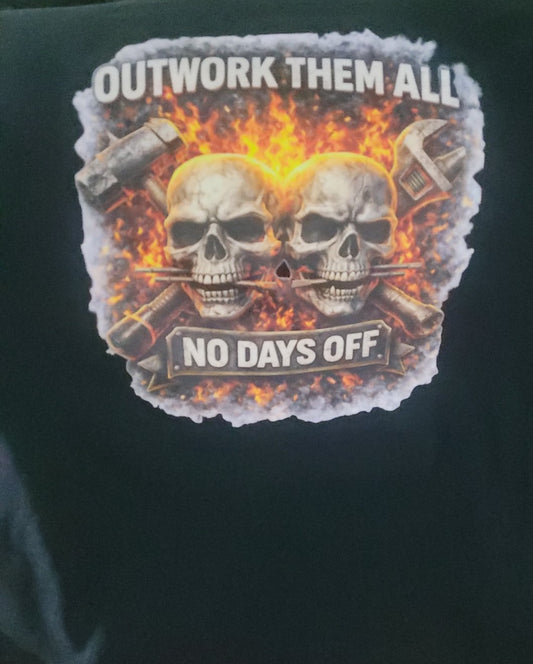 Outwork Them All Tee | KLF Punk Workwear