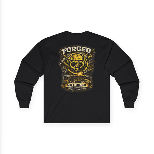 Forged Not Hired Long Sleeve Tee | KLF Brand Workwear