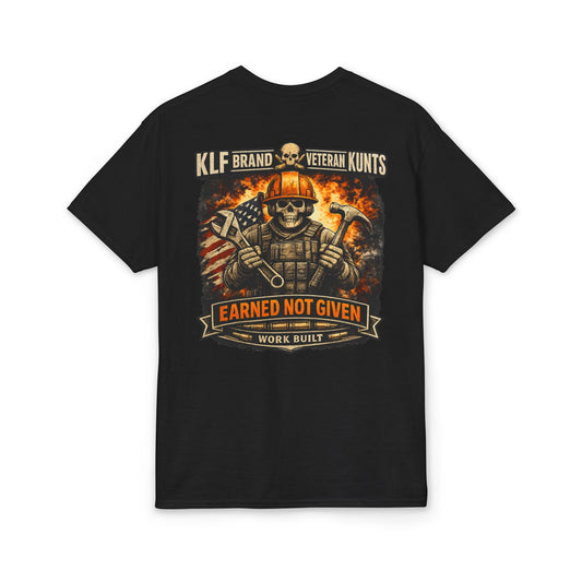 Earned Not Given Tee | KLF Punk Workwear