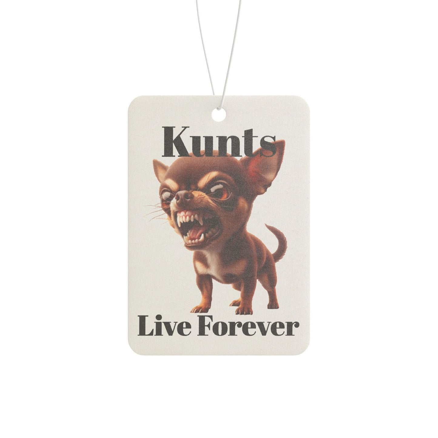 KLF “Kunts Live Forever" Car Air Freshner | KLF Streetwear