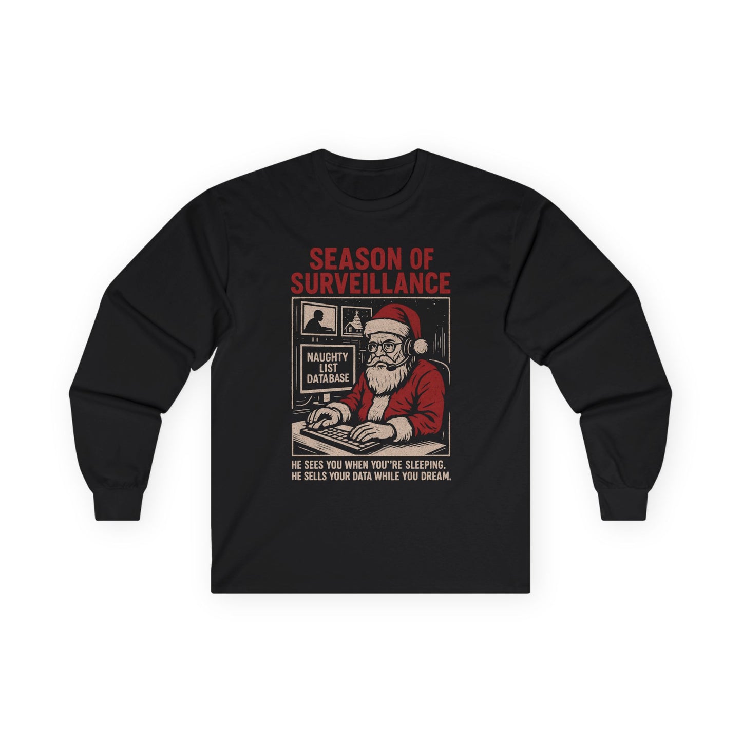 KLF “Season of Surveillance” – Anti-Corporate Christmas Long Sleeve