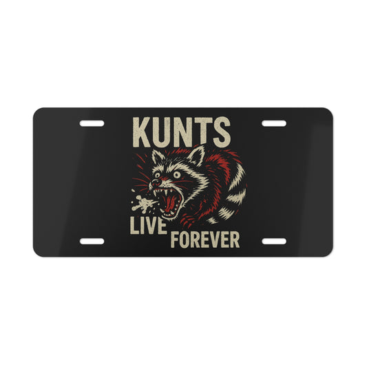 KLF “Rabid Raccoon" Vanity Plate | KLF Streetwear