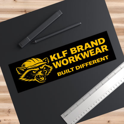 Built Different Bumper Sticker | KLF Brand Workwear