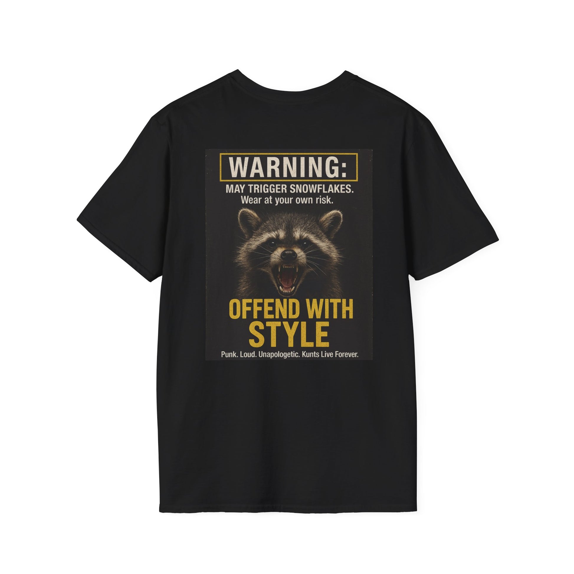 KLF "Punk Racoon" Tee - Kunts Live Forever