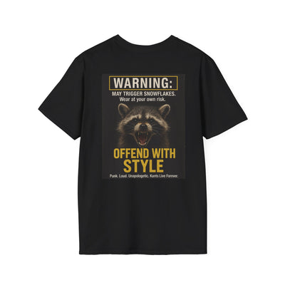 KLF "Punk Racoon" Tee - Kunts Live Forever