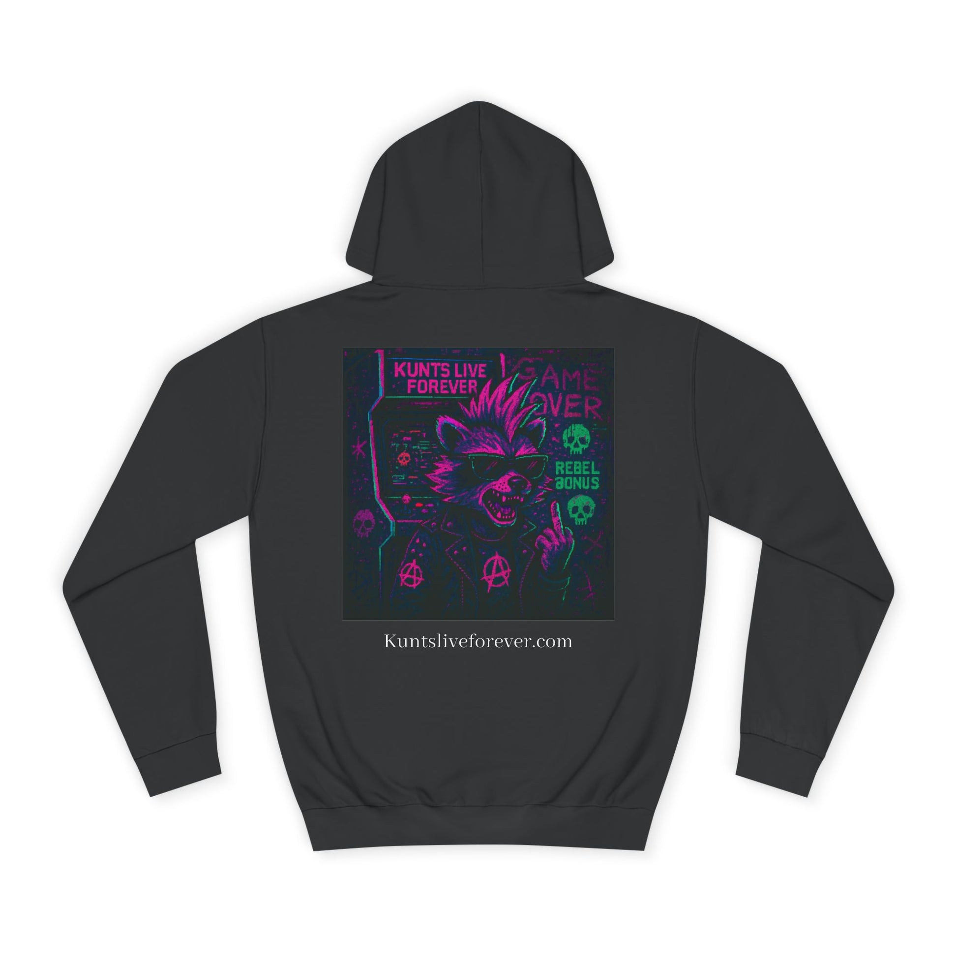 KLF "Game Over" Hoodie - Kunts Live Forever