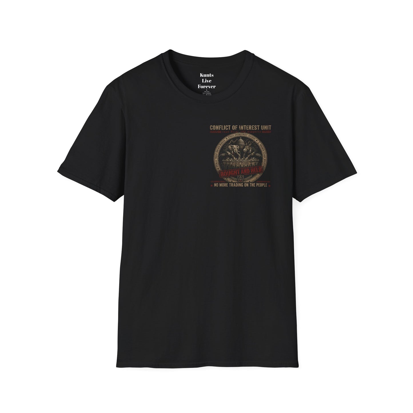 Conflict of Interest Unit – Ban Congressional Stock Trading Tee | KLF Streetwear