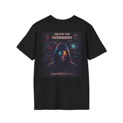 Delete the Overseers Tee | KLF Glitchcore Punk Streetwear