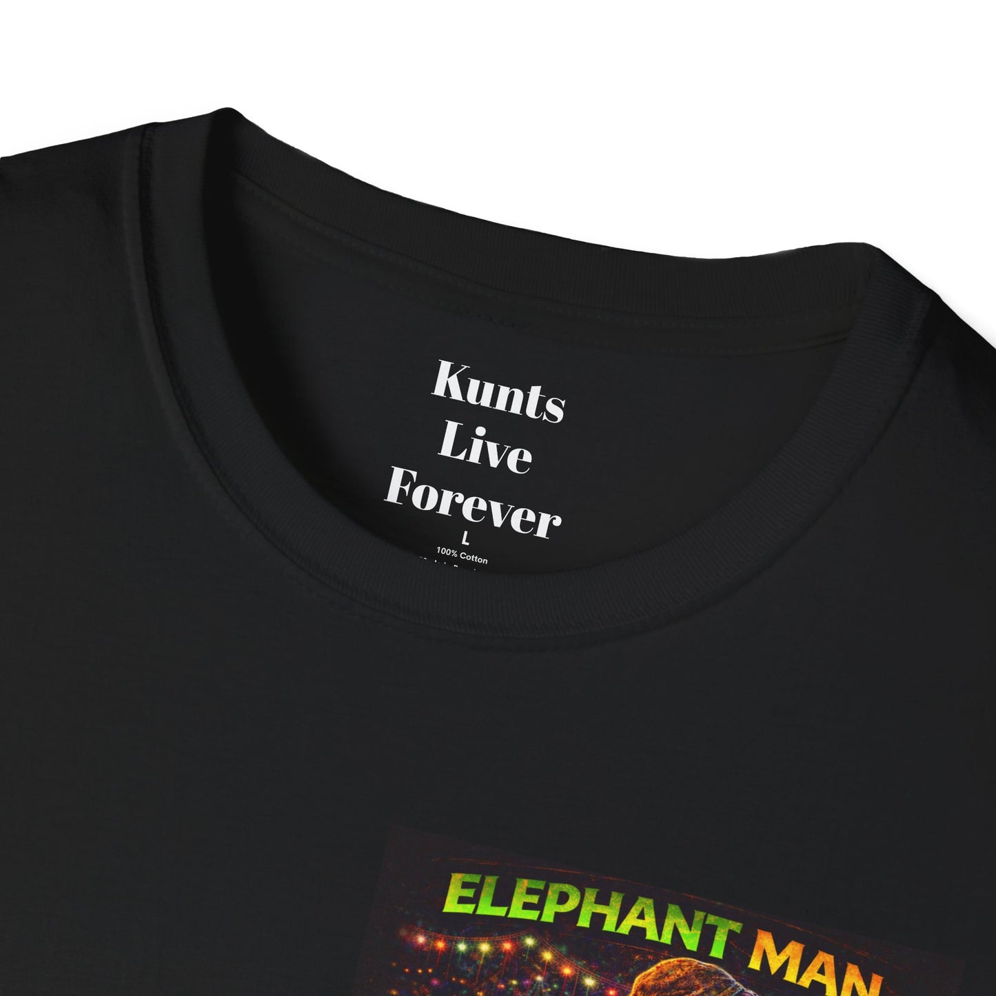 KLF “Elephant Man” Tee | Carnival of Chaos – Freakshow Expansion | KLF Merch