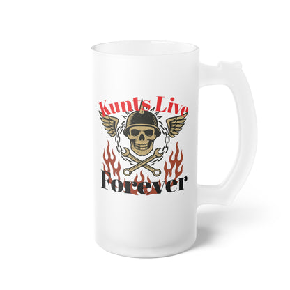 KLF “Custom Frosted Glass Rock & Roll" Beer Mug | KLF Streetwear