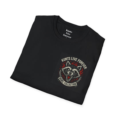 KLF Rebel Brushstrokes Of Anarchy graphic tee by Kunts Live Forever.