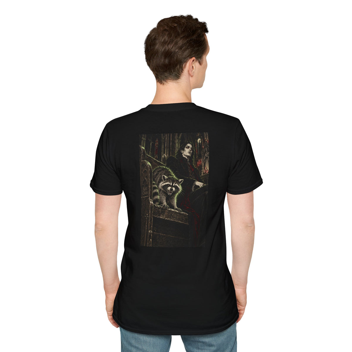 Strange Company KLF × Kult Chaos gothic vampire dark fantasy graphic tee mockup 6
