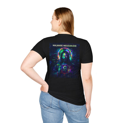 Malware Messiah.exe Tee | KLF Glitchcore Cyberpunk Punk Streetwear