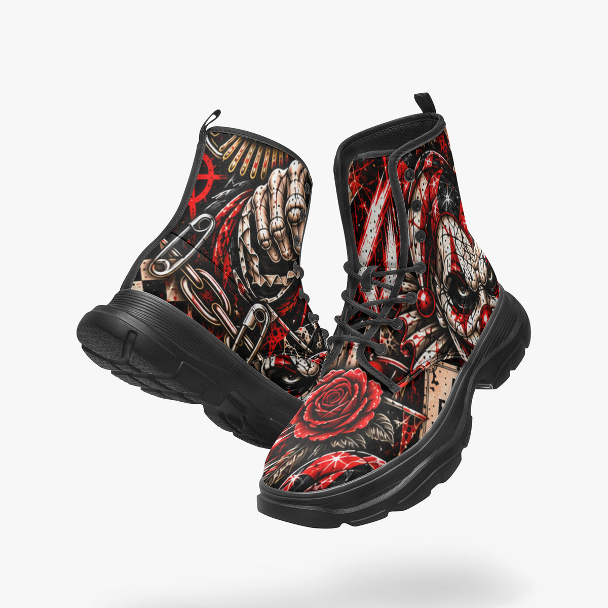 Carnival of Chaos Leather Boots — product image 1