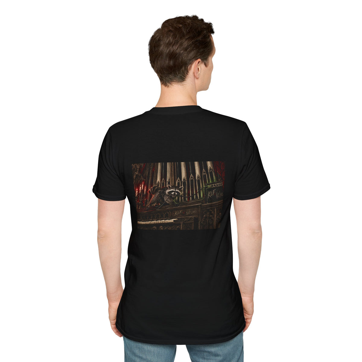 Play Something Fucked Up KLF × Kult Chaos punk music vinyl graphic tee mockup 5
