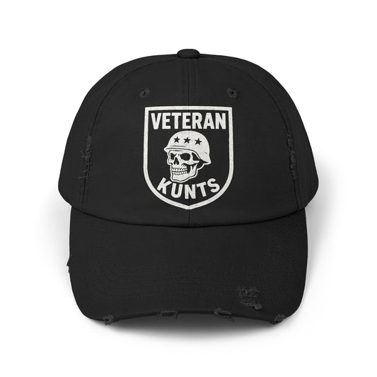 KLF “Vintage Veteran KUNTS Distressed" Cap | KLF Streetwear