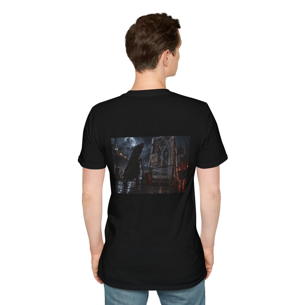 Wrong Fucking Delivery KLF × Kult Chaos industrial horror haunted mirror graphic tee mockup 5