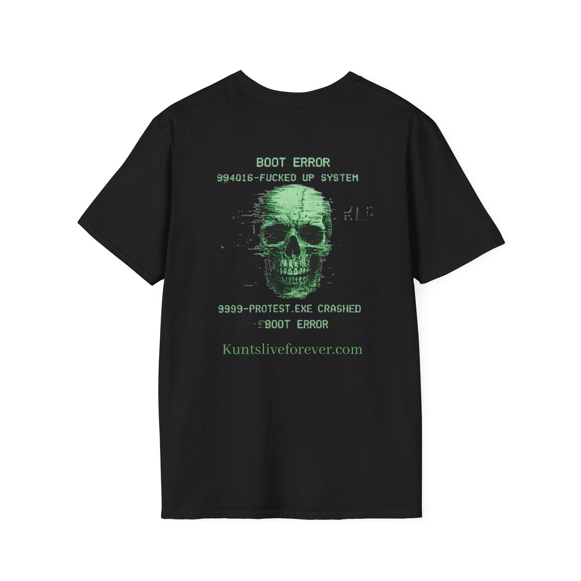 KLF "Protest.EXE Crashed" Tee - Kunts Live Forever