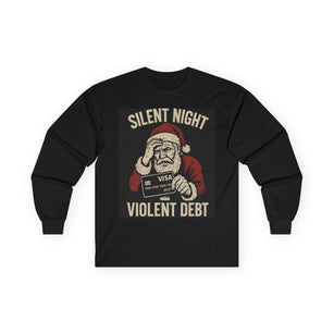 KLF “Silent Night, Violent Debt” – Anti-Corporate Christmas Long Sleeve