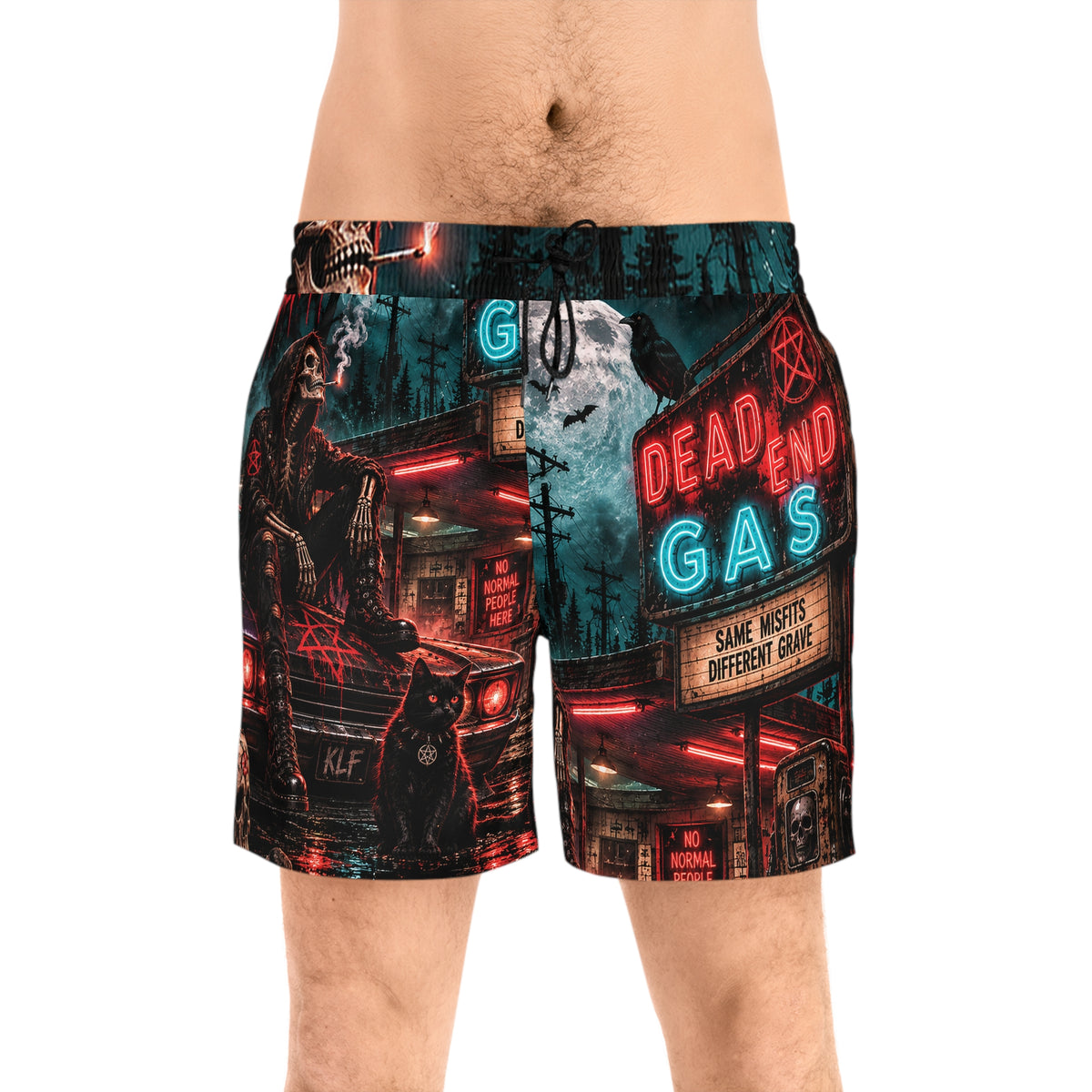 KLF Dead End Mid Length Swim Shorts — KLF product image 4
