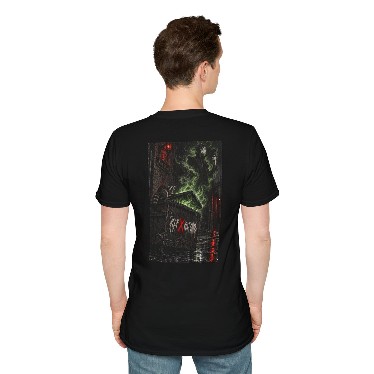 Wrong Fucking Door KLF × Kult Chaos paranormal dark fantasy graphic tee mockup 5