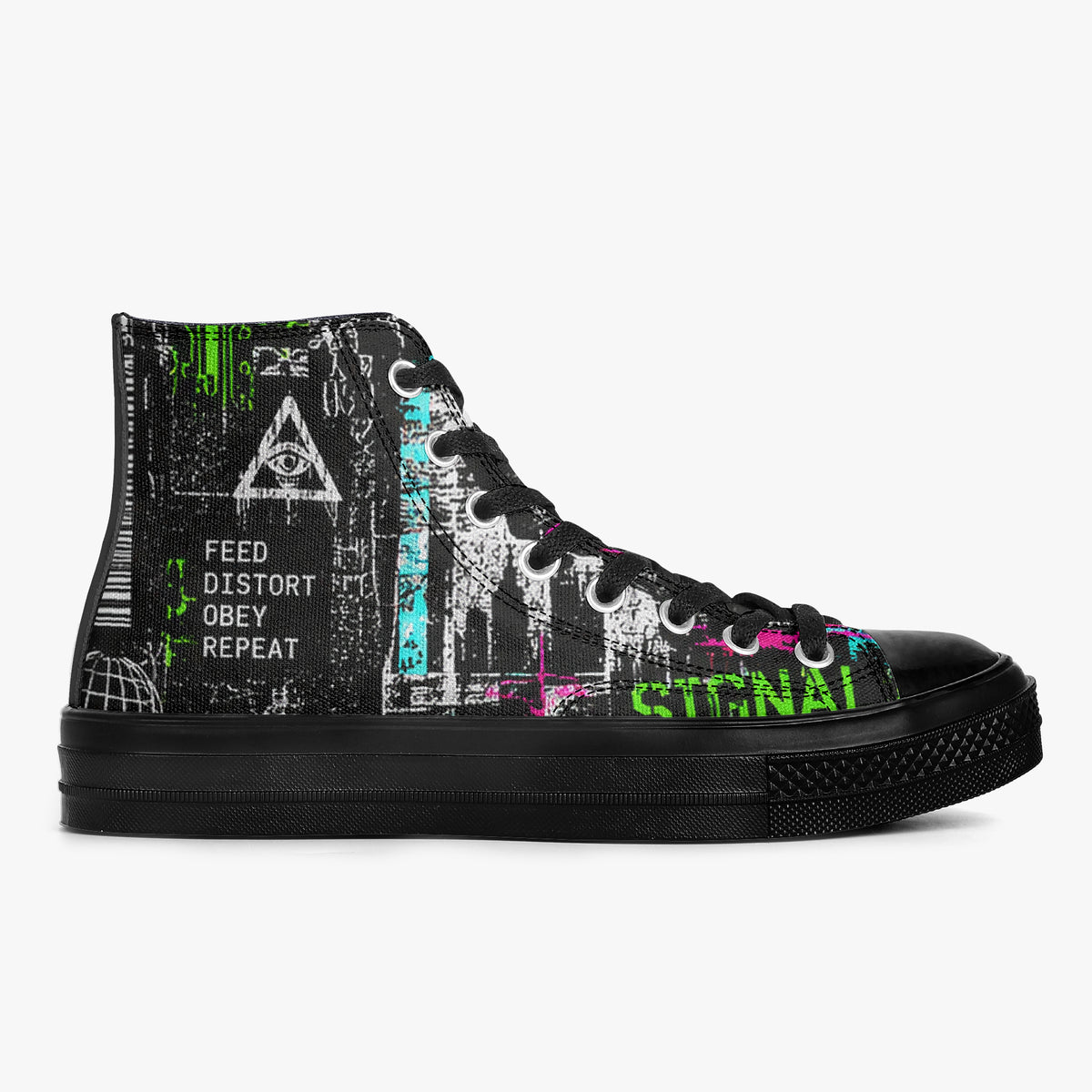 KLF System Failure High Top Canvas Shoes — product image 5
