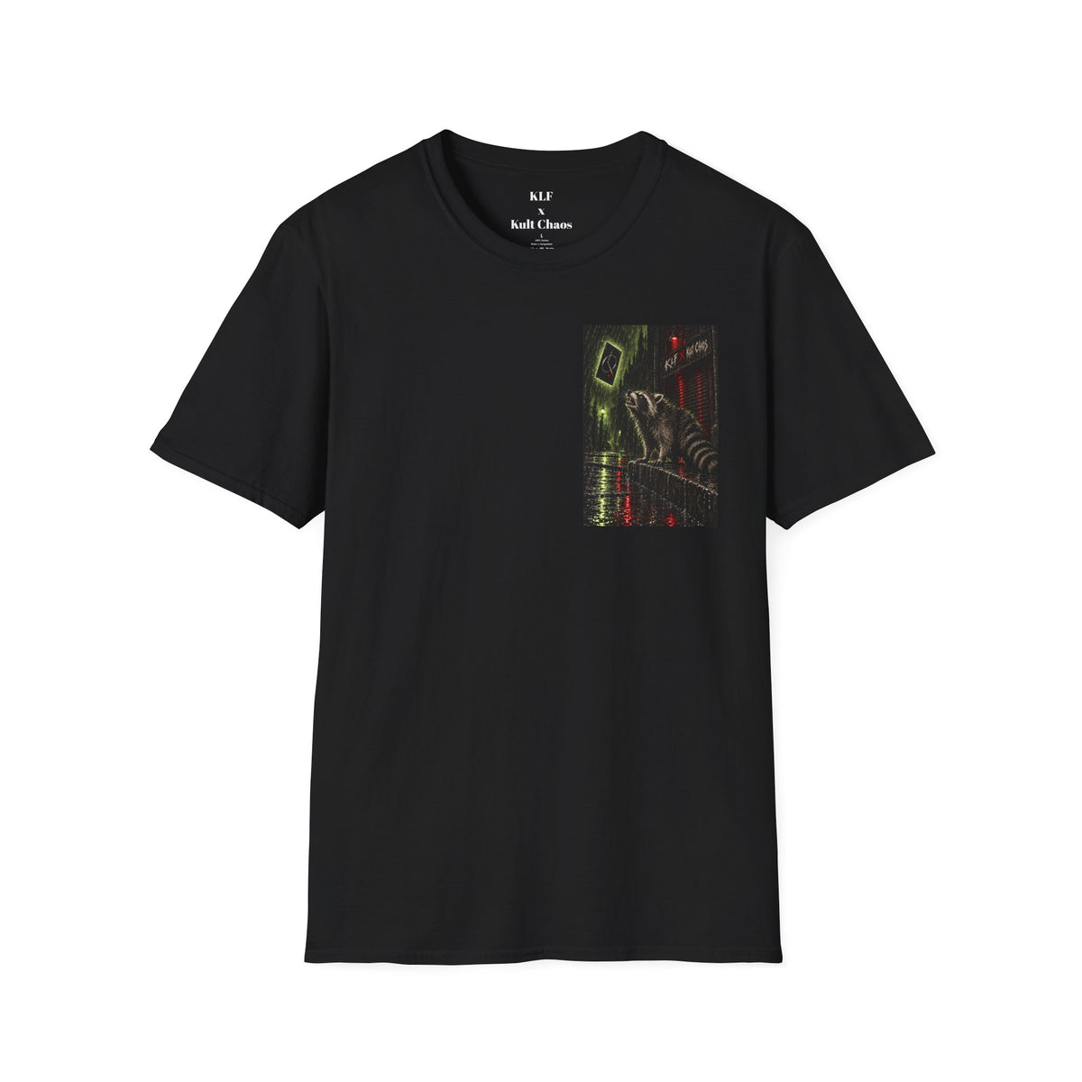 Bad Reading KLF × Kult Chaos occult tarot dark humor graphic tee mockup 2