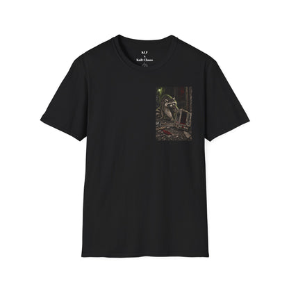 Worth the Trouble KLF × Kult Chaos apocalyptic industrial horror graphic tee mockup 2