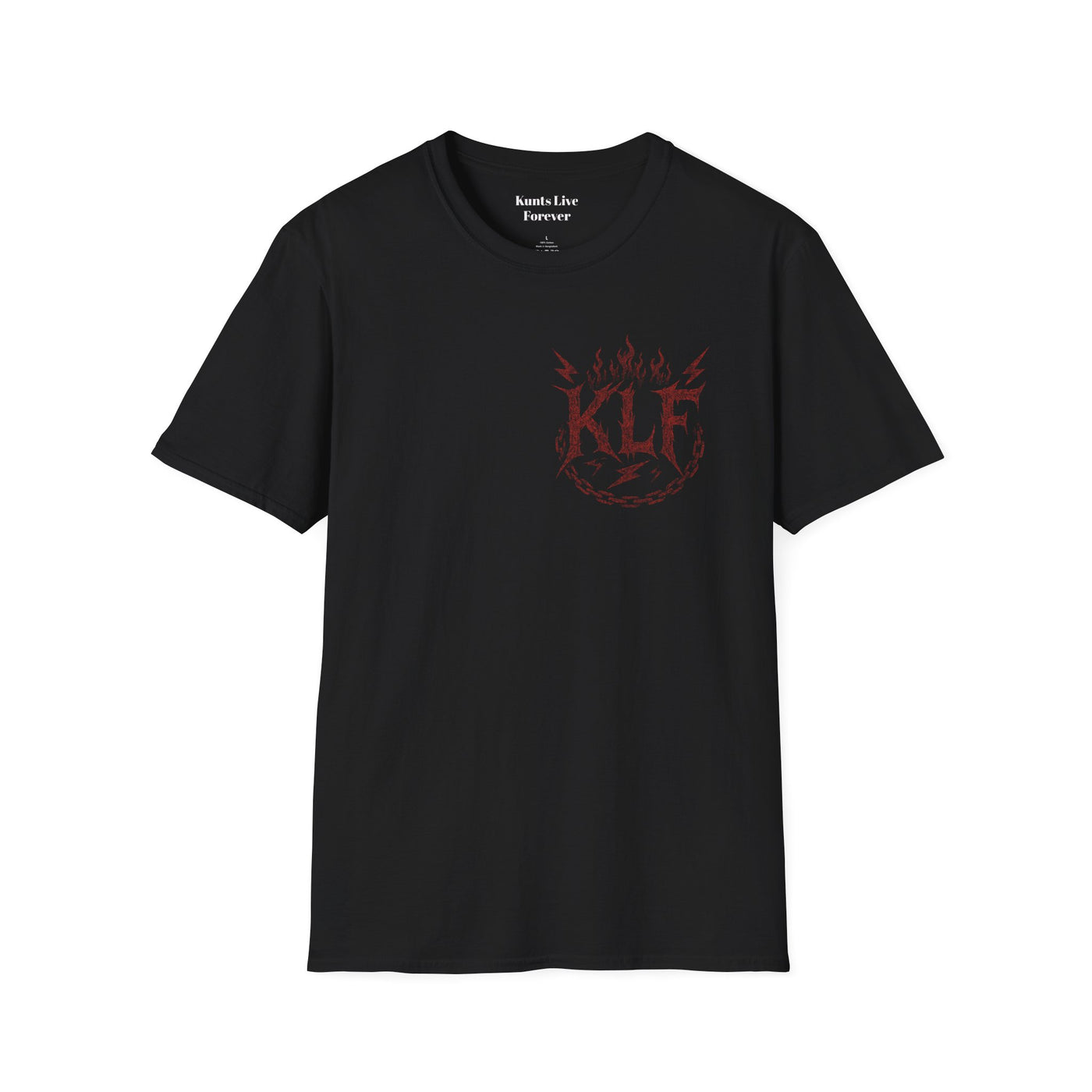 Punk streetwear tee by KLF.