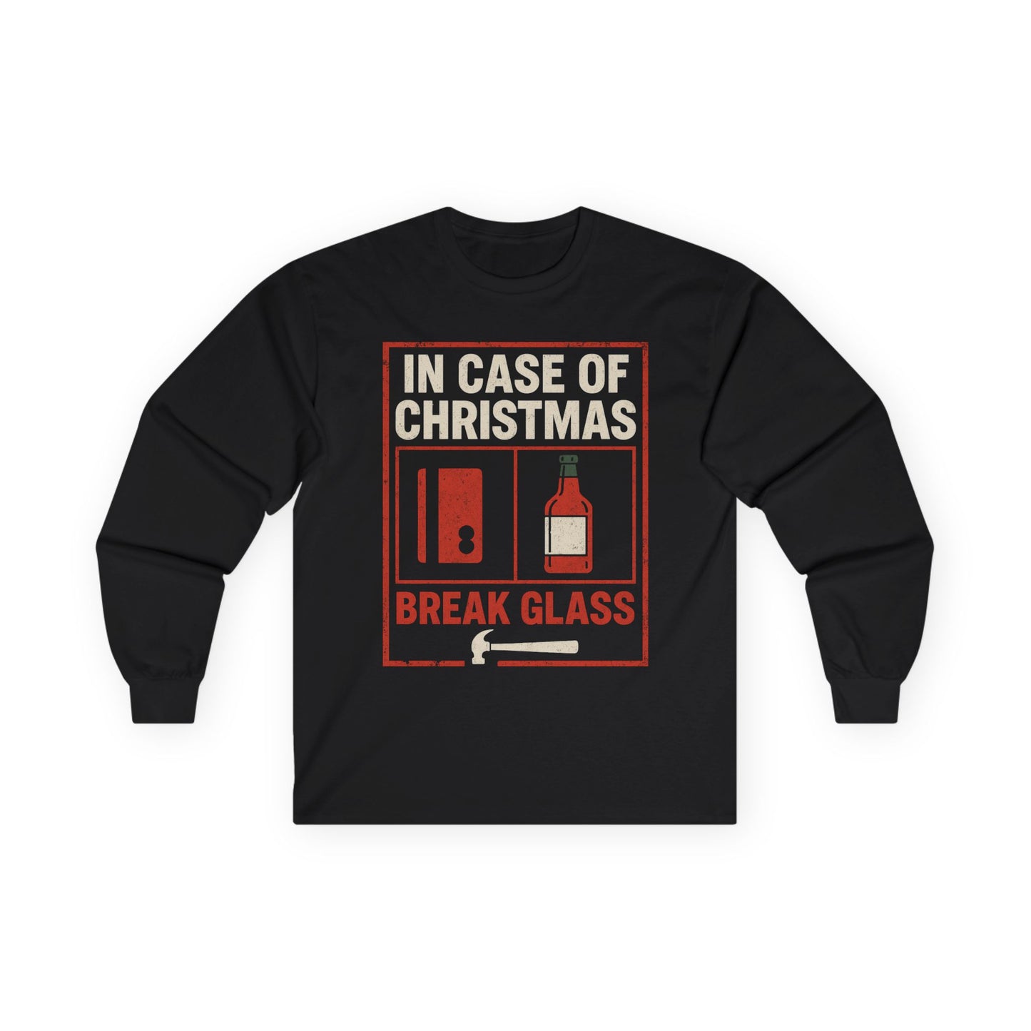 KLF “In Case of Christmas, Break Glass” – Anti-Corporate Christmas Long Sleeve